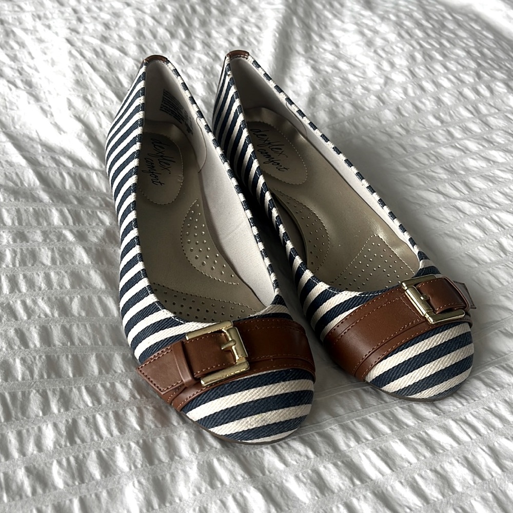 Dexflex low wedges stripe size 8